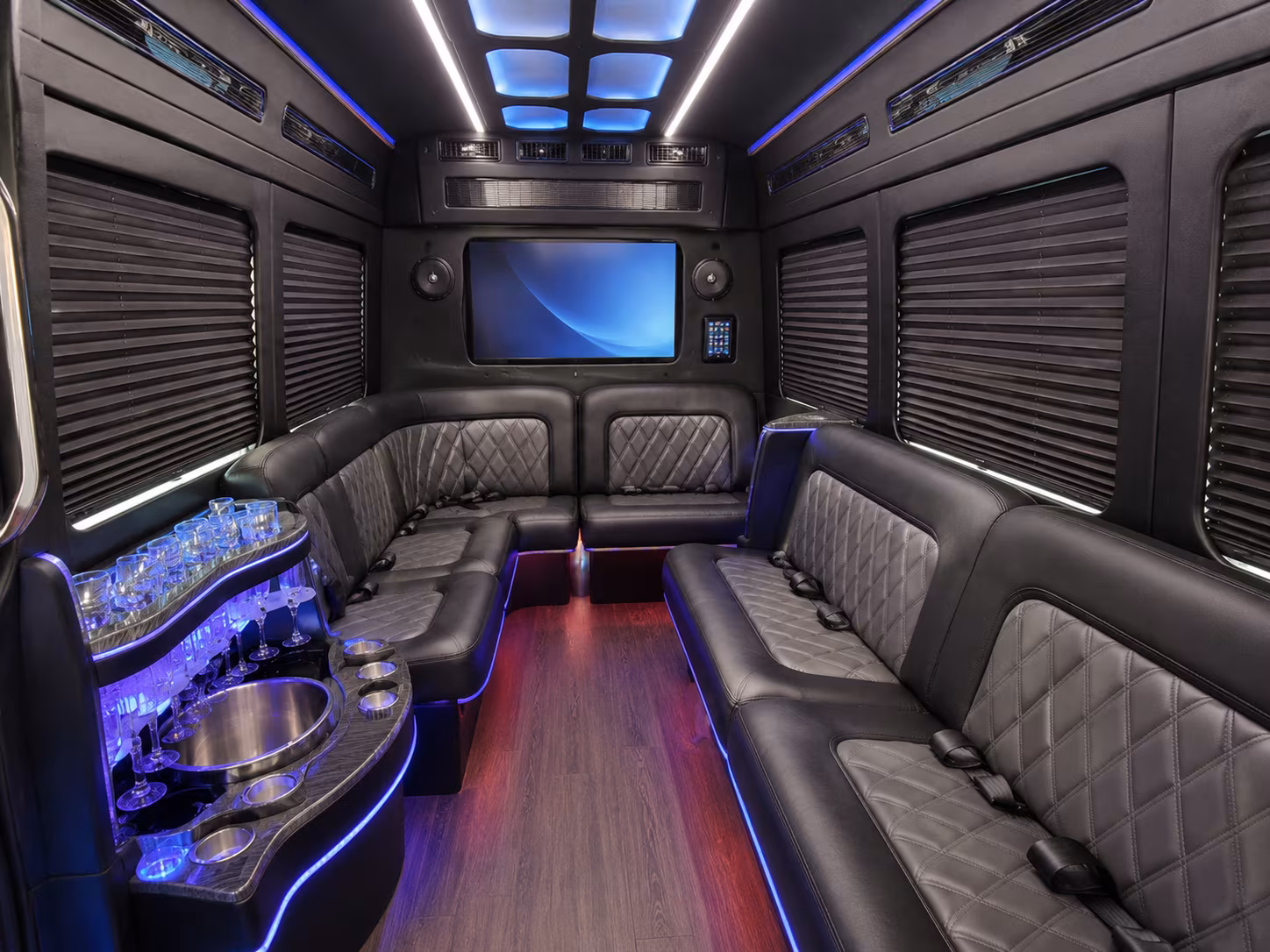 murfreesboro party bus interior